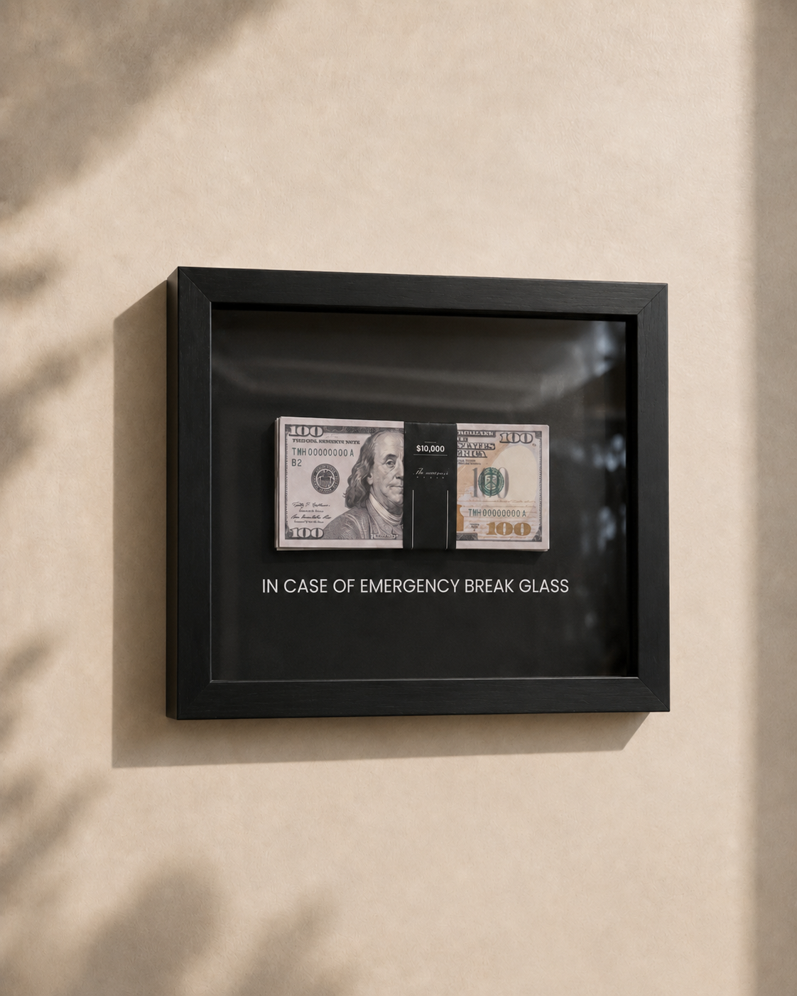 IN CASE OF EMERGENCY – BREAK GLASS