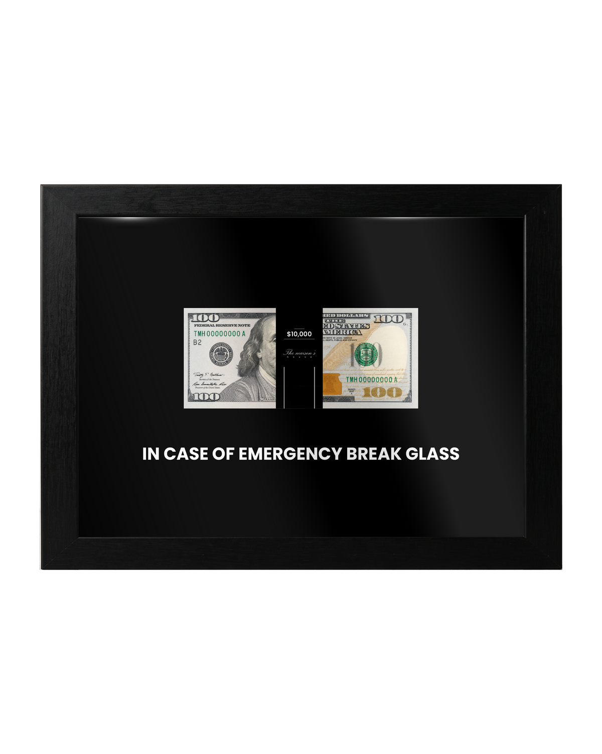 IN CASE OF EMERGENCY – BREAK GLASS